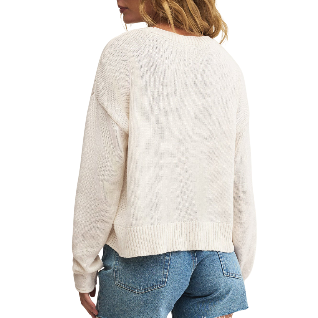 Sienna Vacation Sweater in Sea Salt