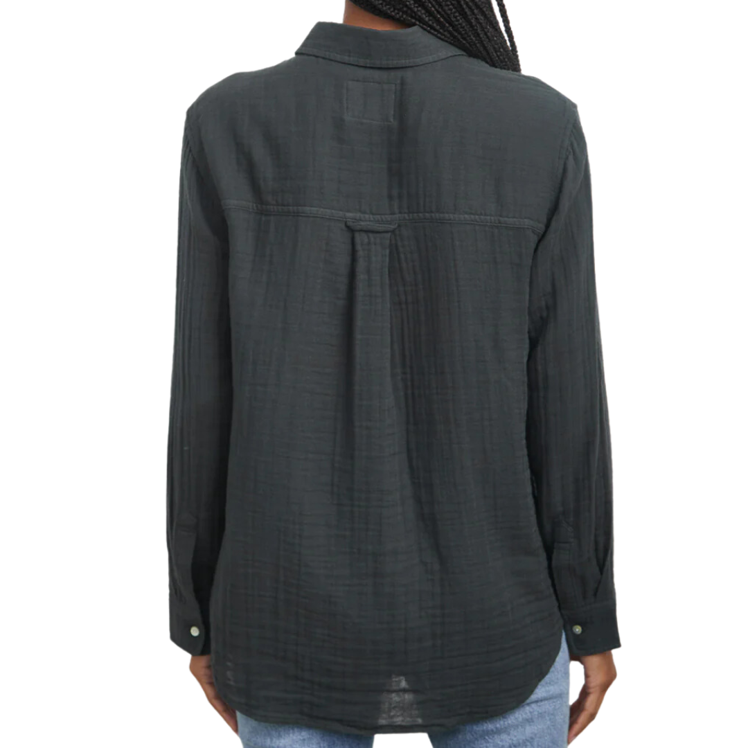 Ellis Shirt in Washed Black