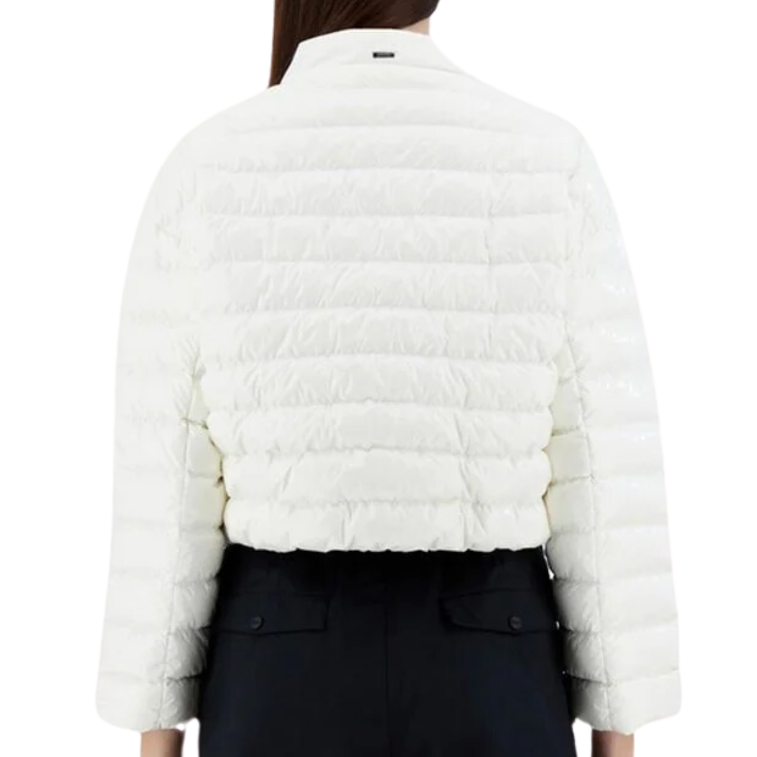 Bomber Jacket in Gloss White