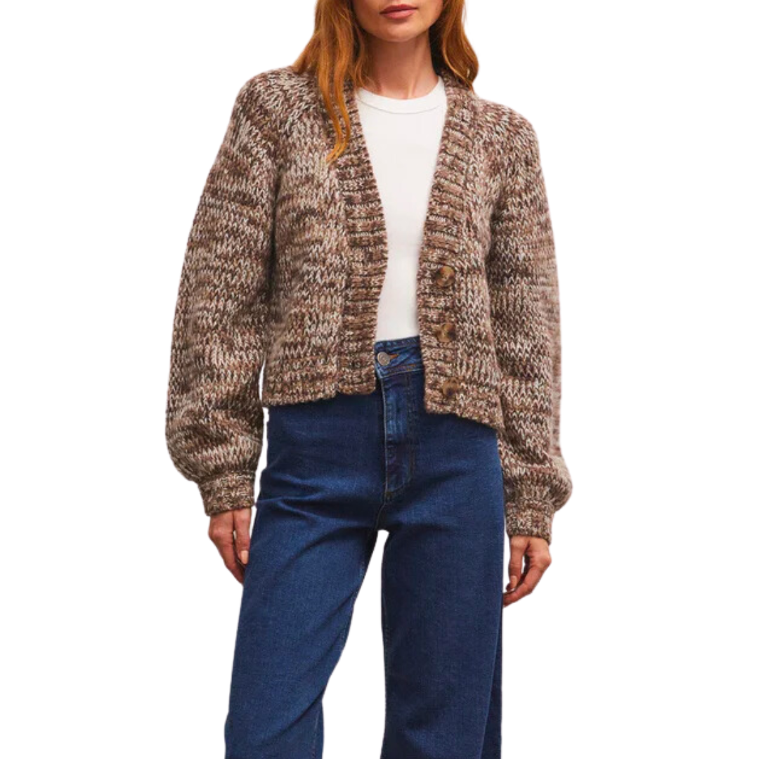 Este Cardigan in Hazel Nut