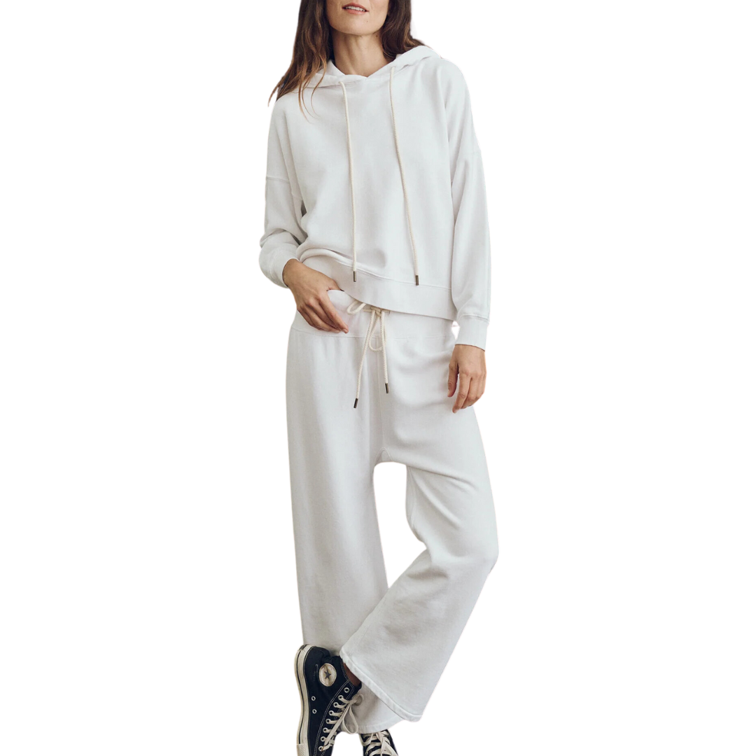 The Relay Sweatpant in True White