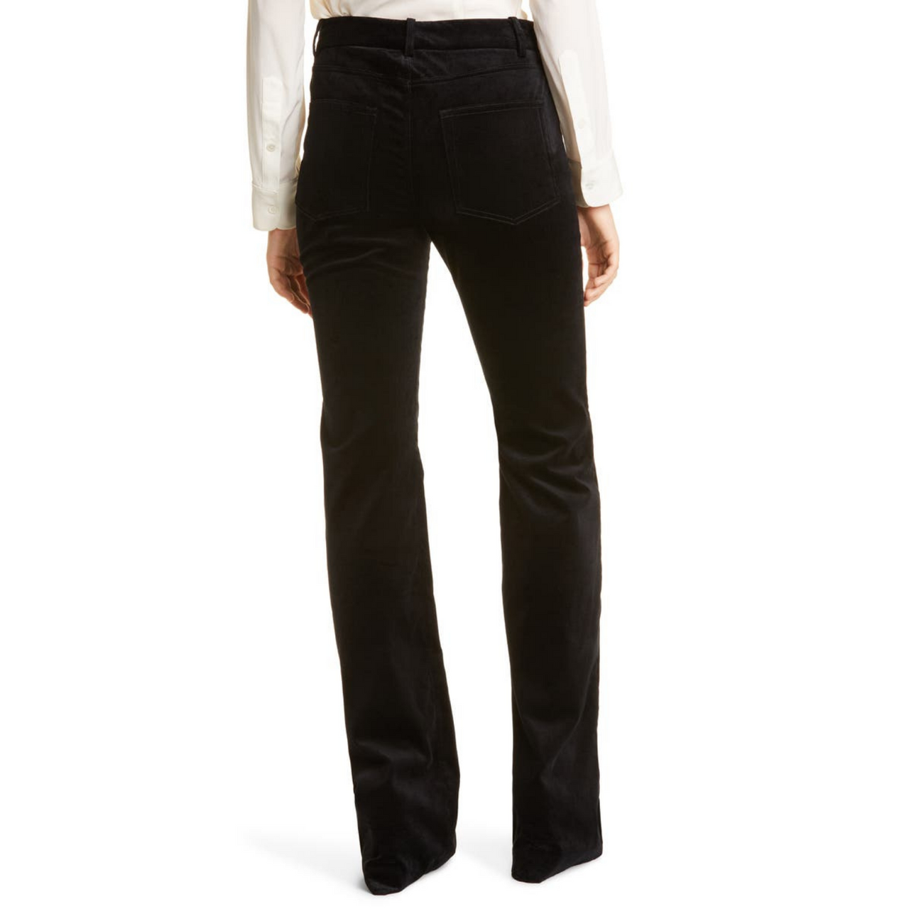 Nili Lotan Celia Pant in Black - Side View