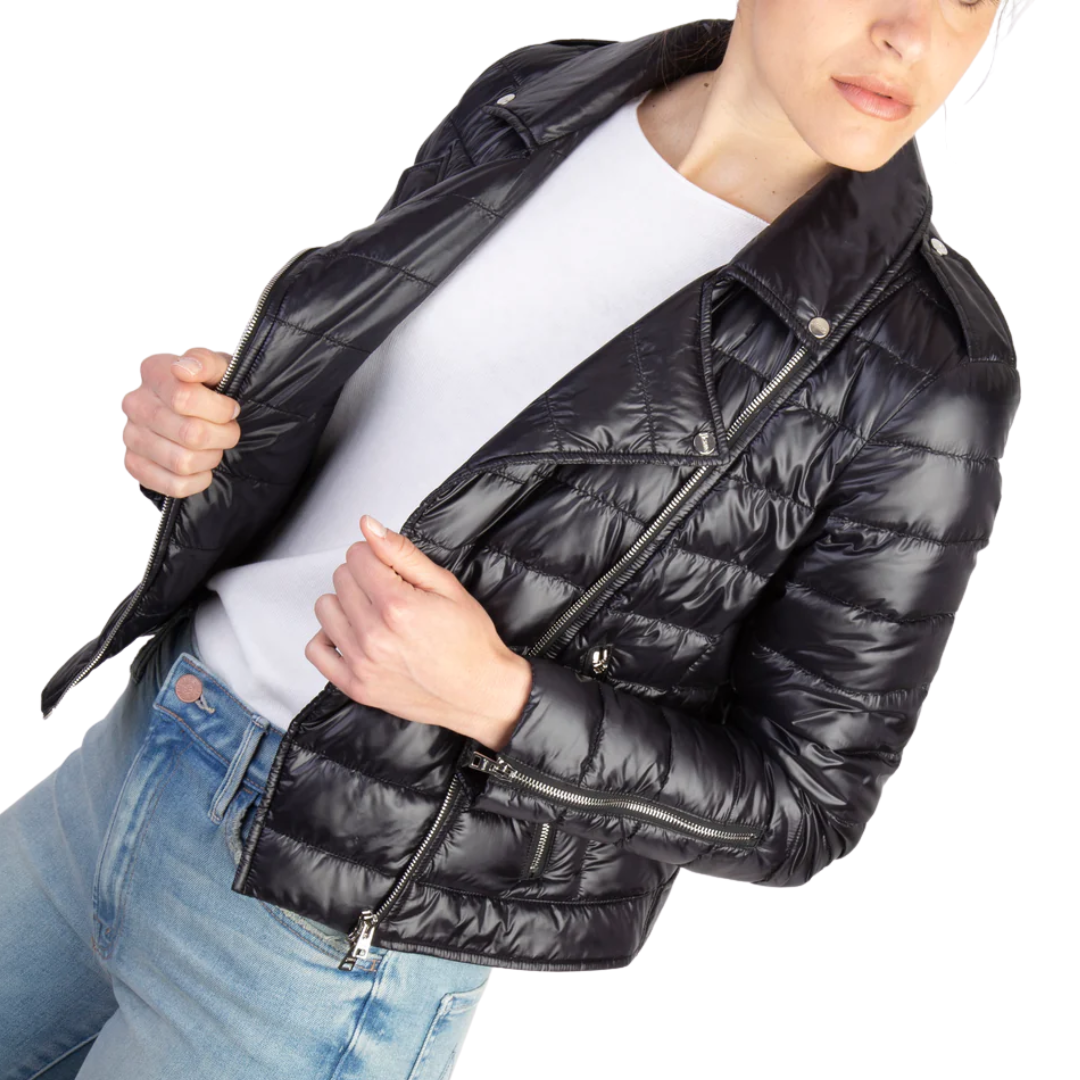 Bomber Jacket In Nylon Ultralight in Black