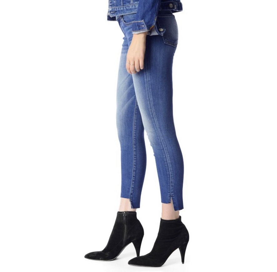 Ankle Skinny Jean in Distressed Authentic Light