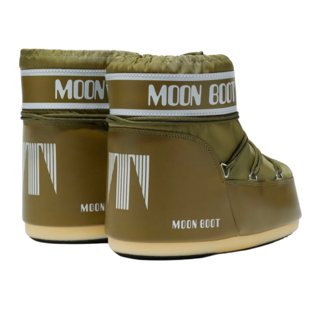 Icon Low Nylon Boots in Khaki