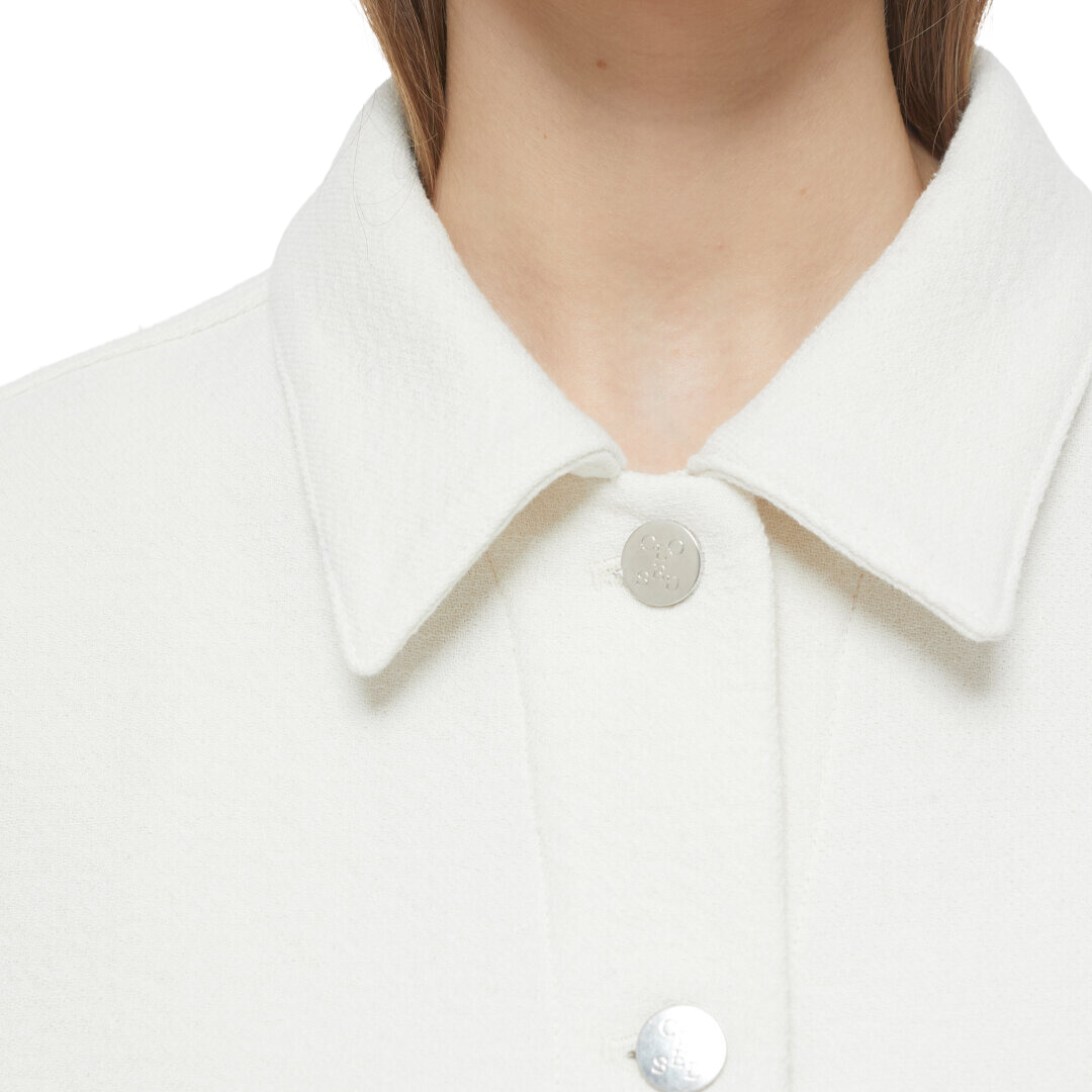 Cropped Jacket in Ivory