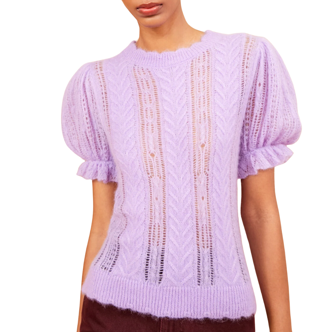Mavis Top in Lavender
