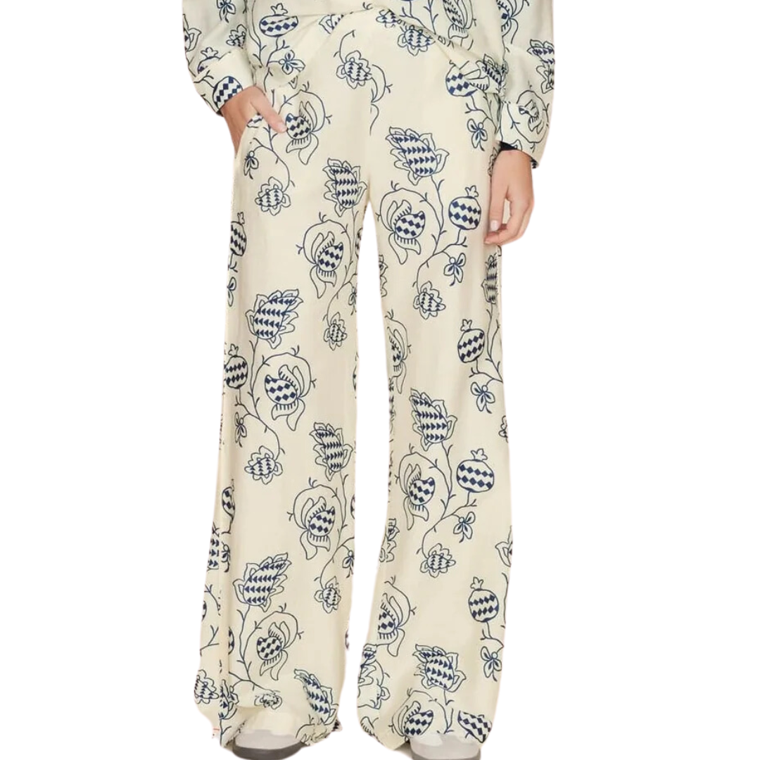 Pippen Pant in Cream Pom