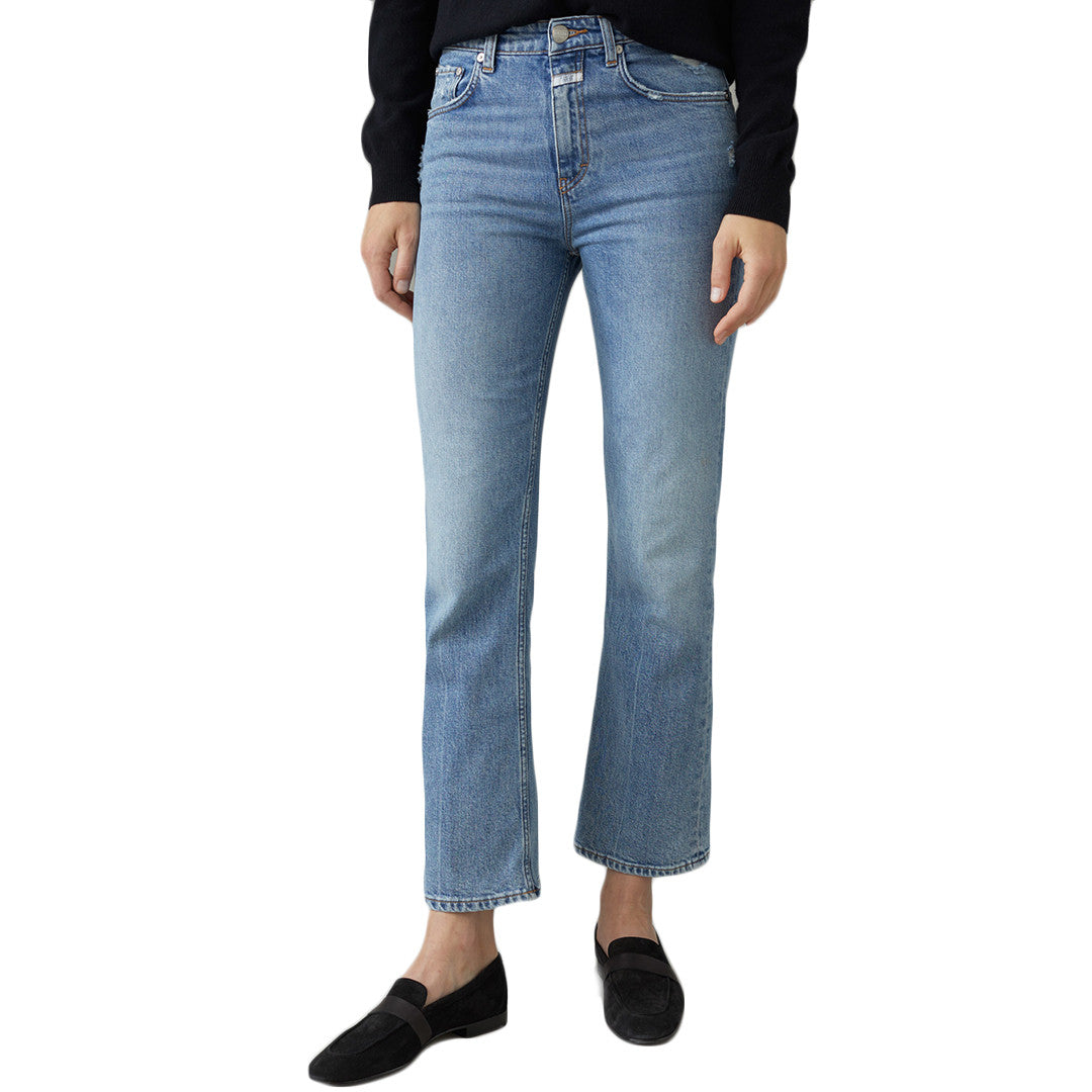 Baylin High Rise Slim in Mid Blue