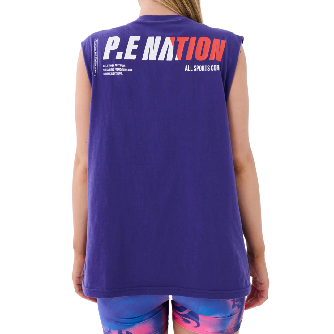 Initiate Tank in Deep Blue
