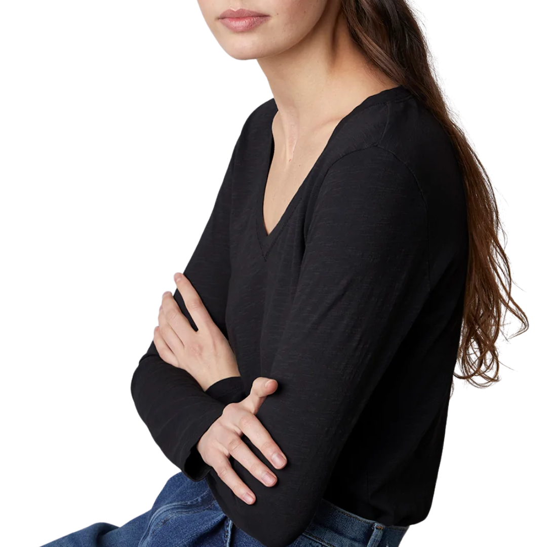 Blaire Original Slub Tee in Black