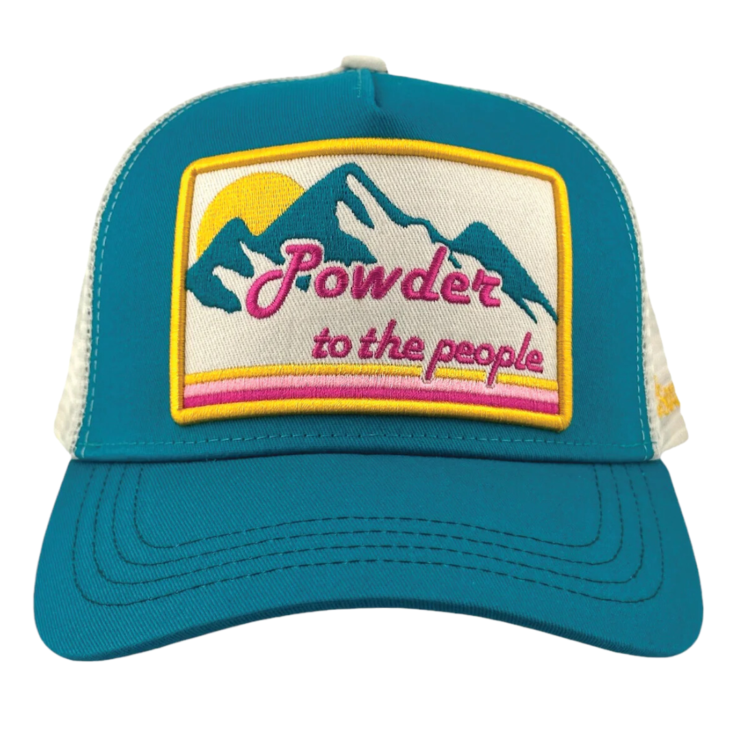 Powder to the People in Teal