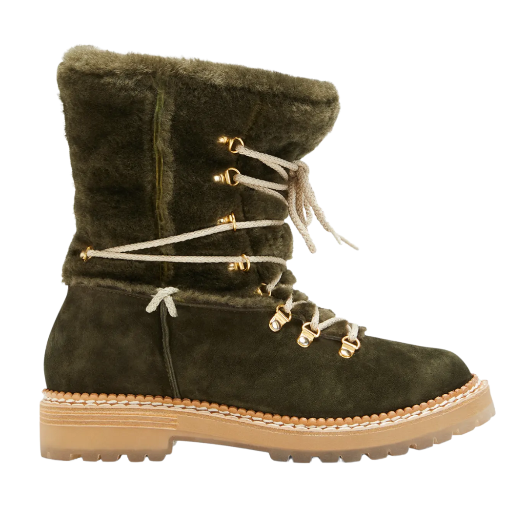 Giada Hiking Boots in Military