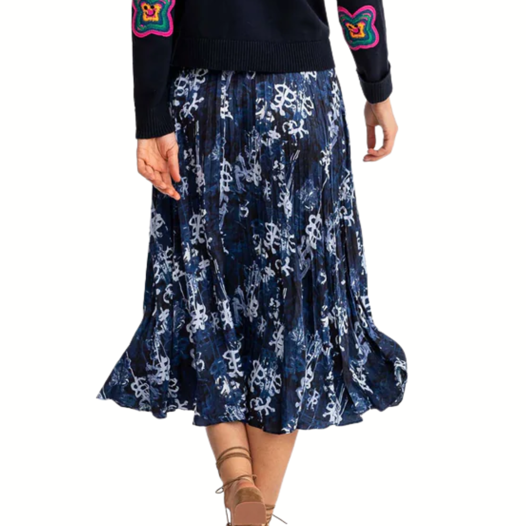 Beatrice Skirt in Indigo