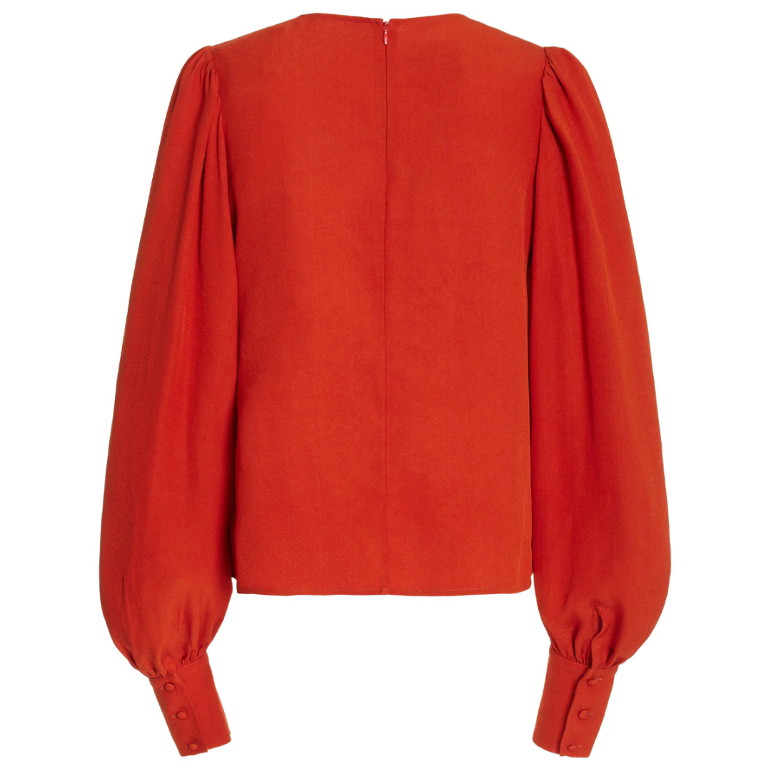 Lilliana Blouse in Red Oxide