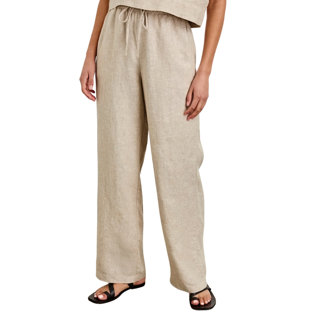 Emmie Pant in Heathered Flax