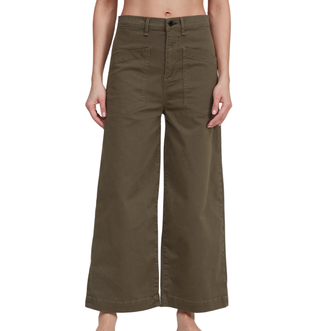 Virginia Pant in Safari Green