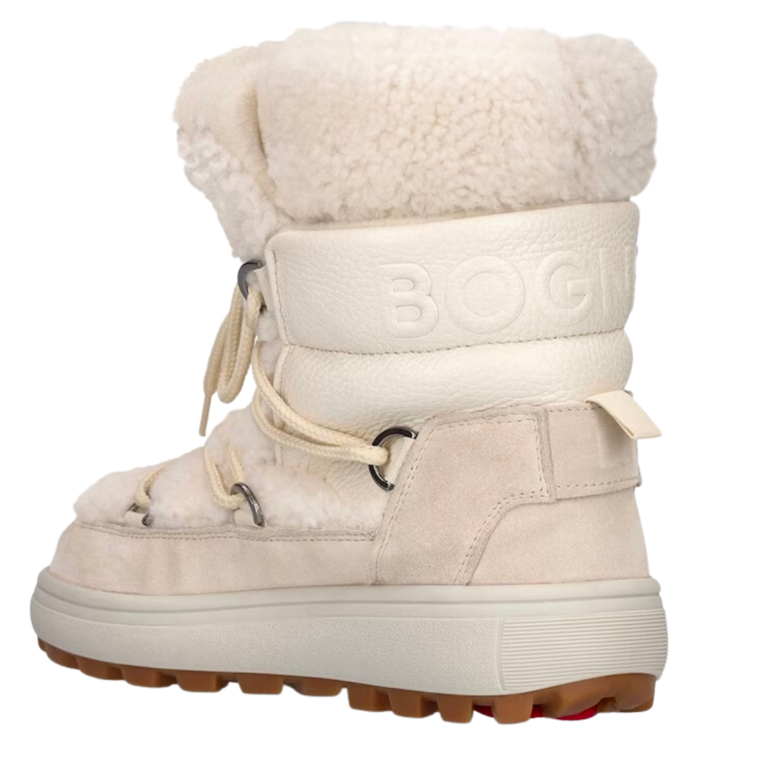 Chamonix 3 Snow Boots with Spikes in Beige
