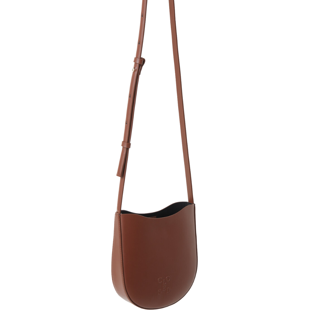 Half Round Bag Small in Brazil Nut