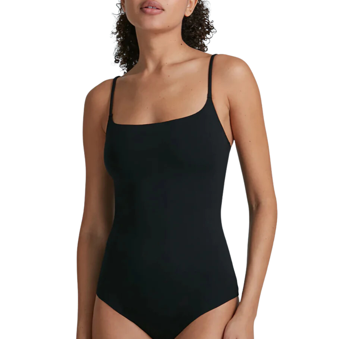 Neoprene Cami Bodysuit in Black