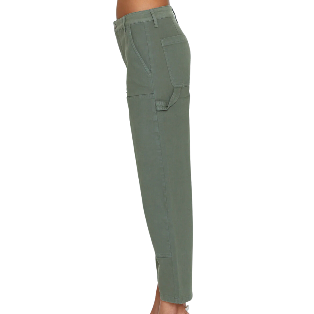Aston Straight Leg Utility Pant in Wild Fern