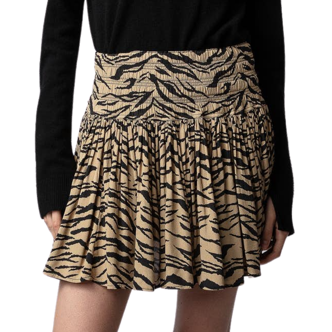 Jocky Tiger Skirt in Naturel
