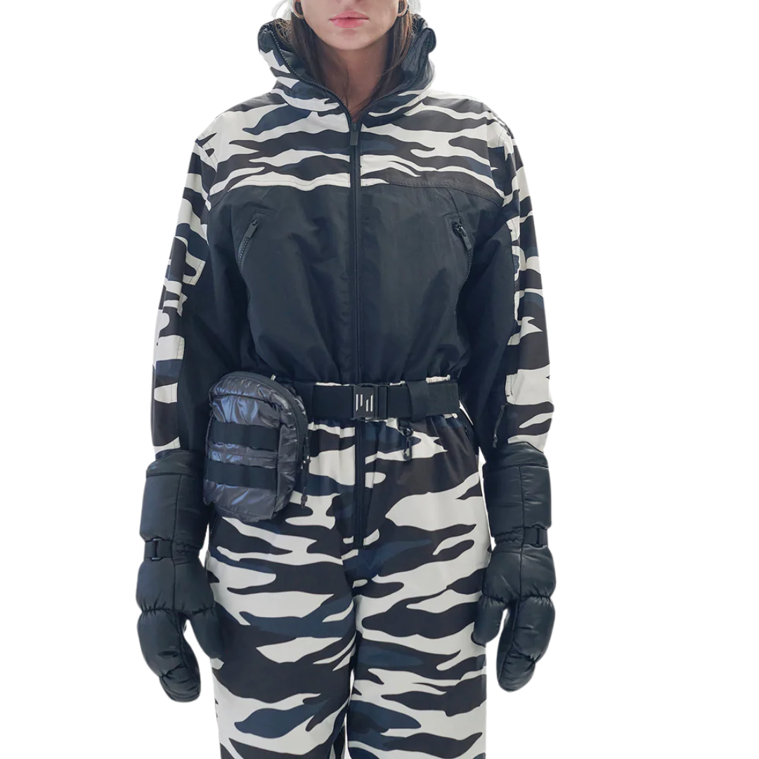 Power Suit in Zebra