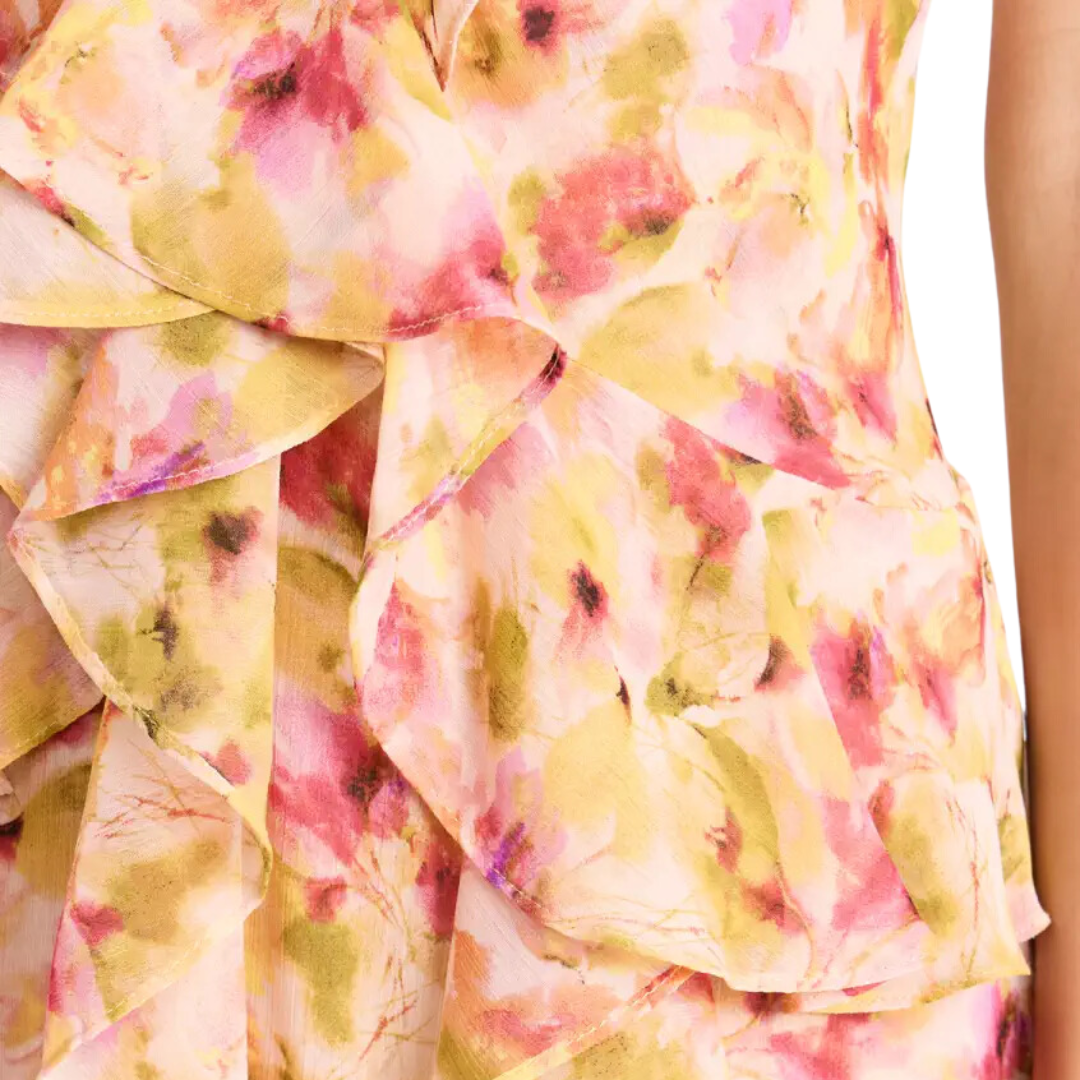 Claudita Dress in Golden Flora