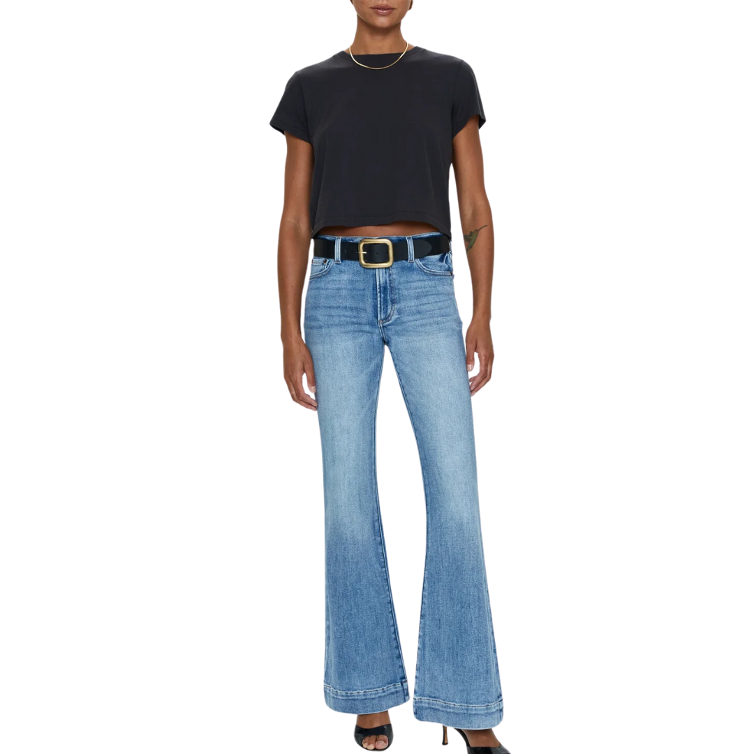 Kinsley Mid Rise Ultra Flare in Paradise