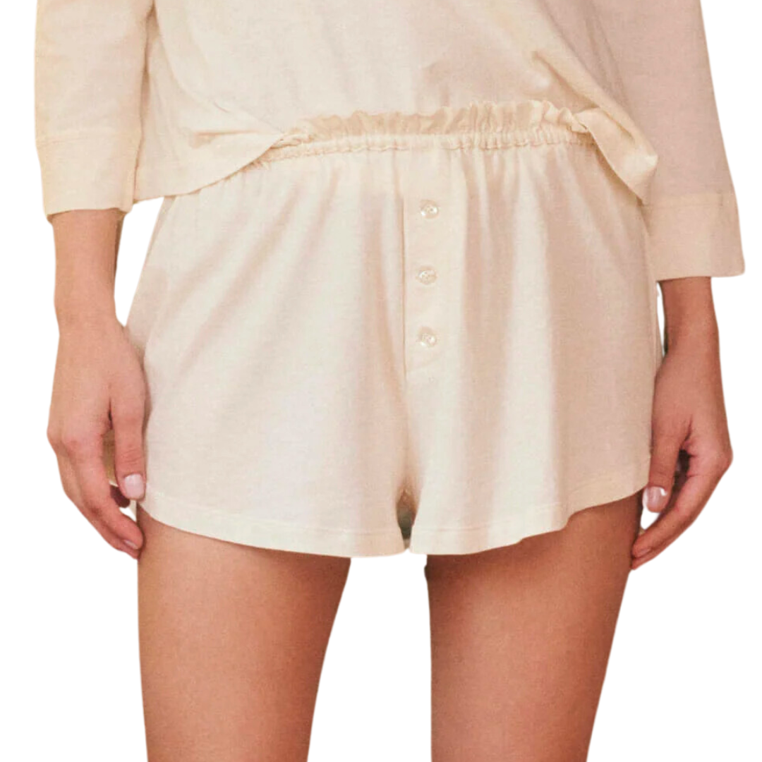 The Tap Short in Washed White