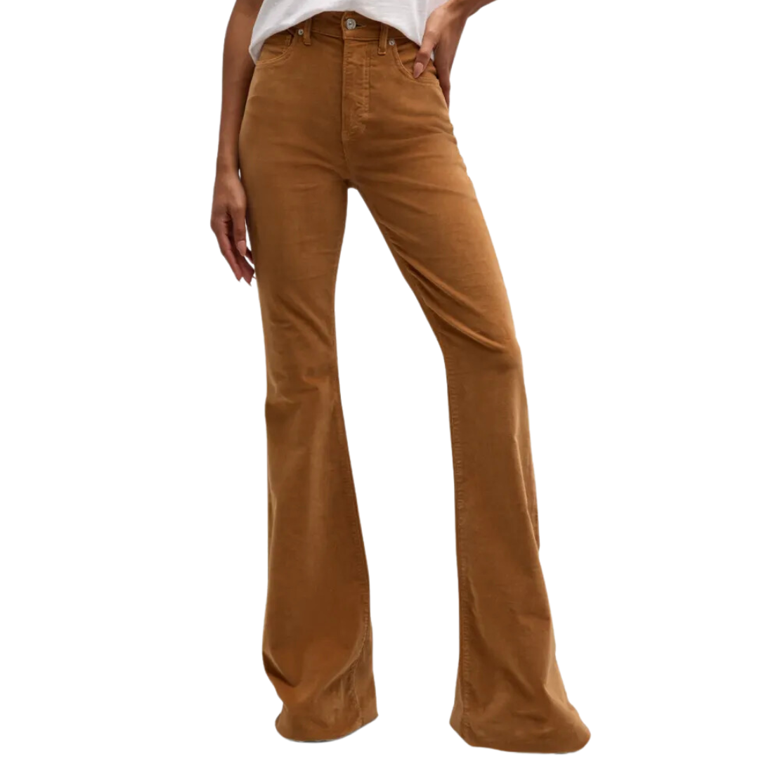 Sheridan Bell Bottom Jean in Camel