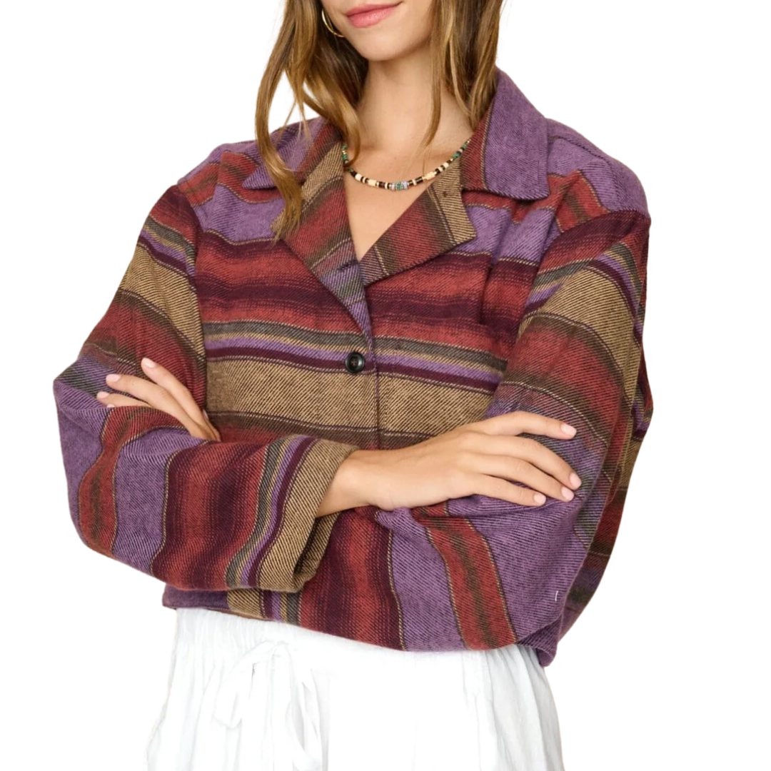 Haven Jacket in Lavender Sand