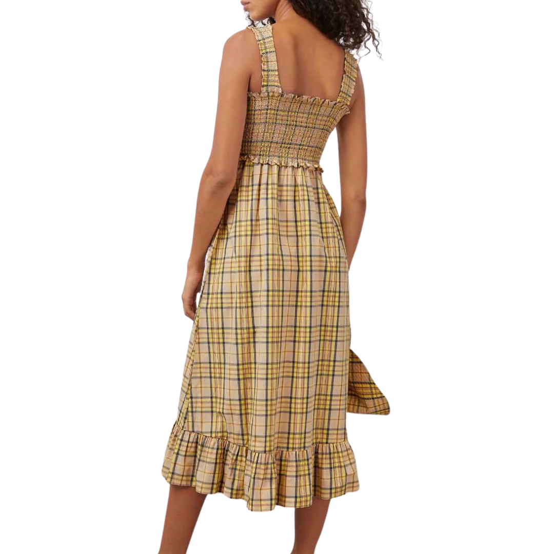 Rumi in Sunflower Plaid