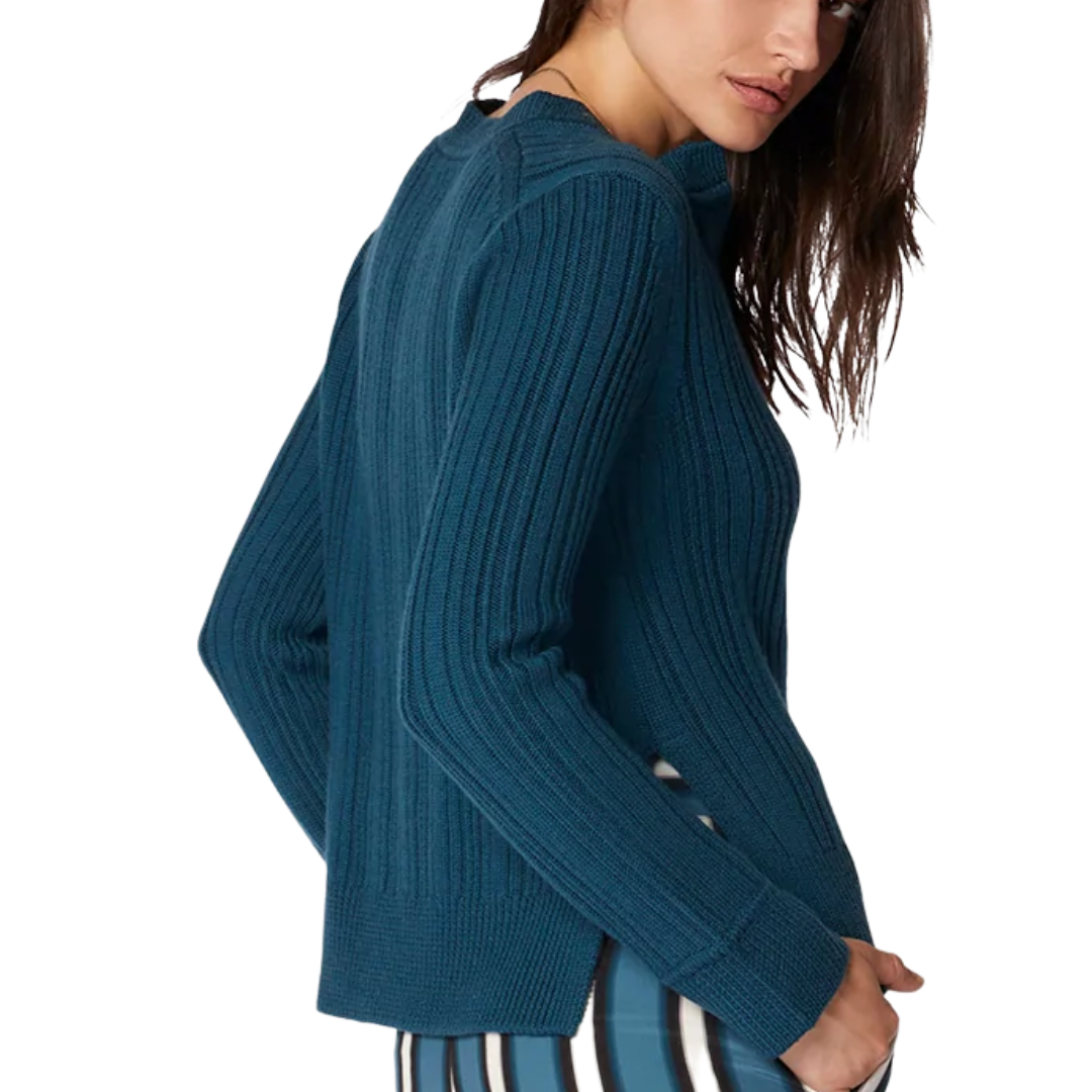 Tuloma Wool Sweater in Blue Reflecting Pond
