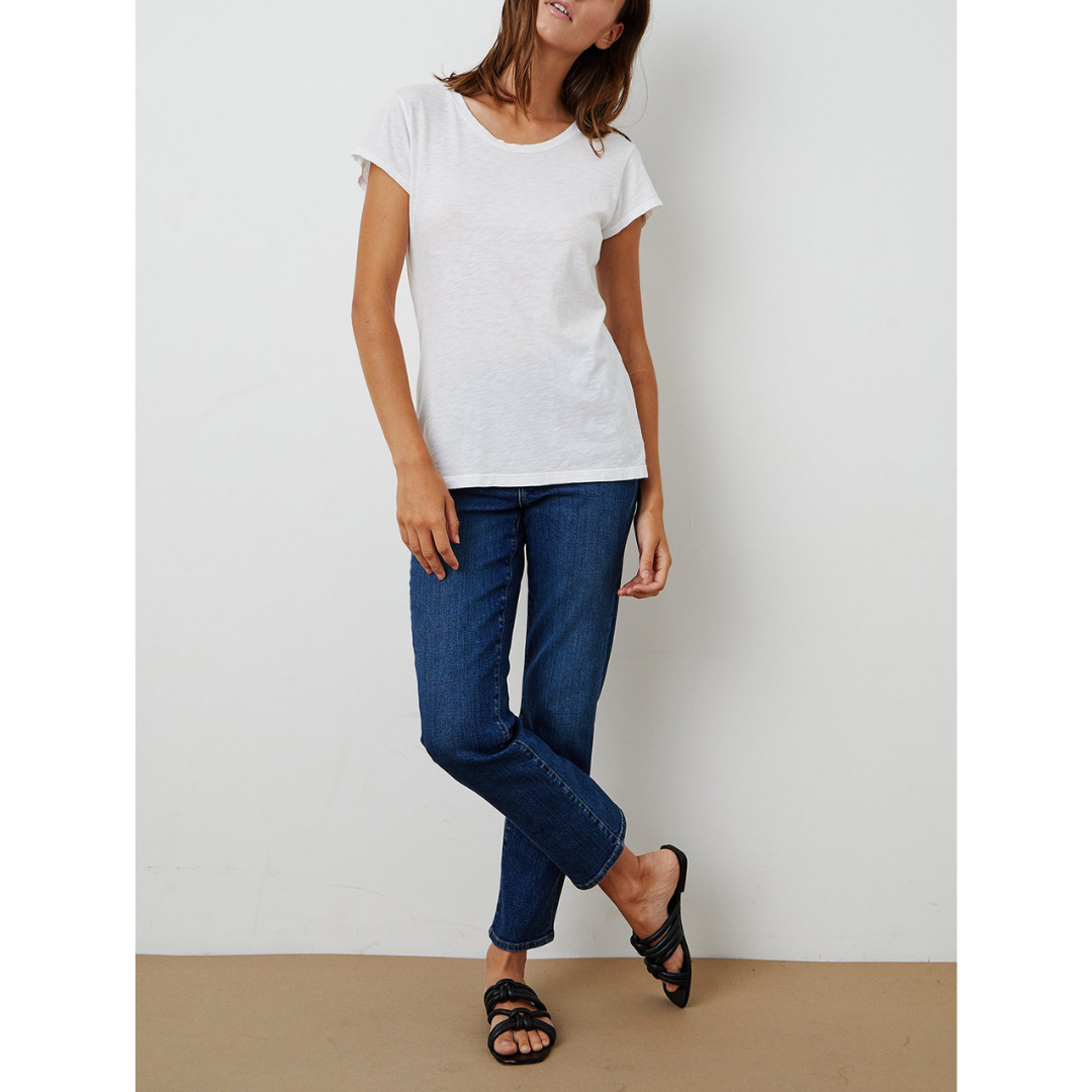 Odelia Tee in White