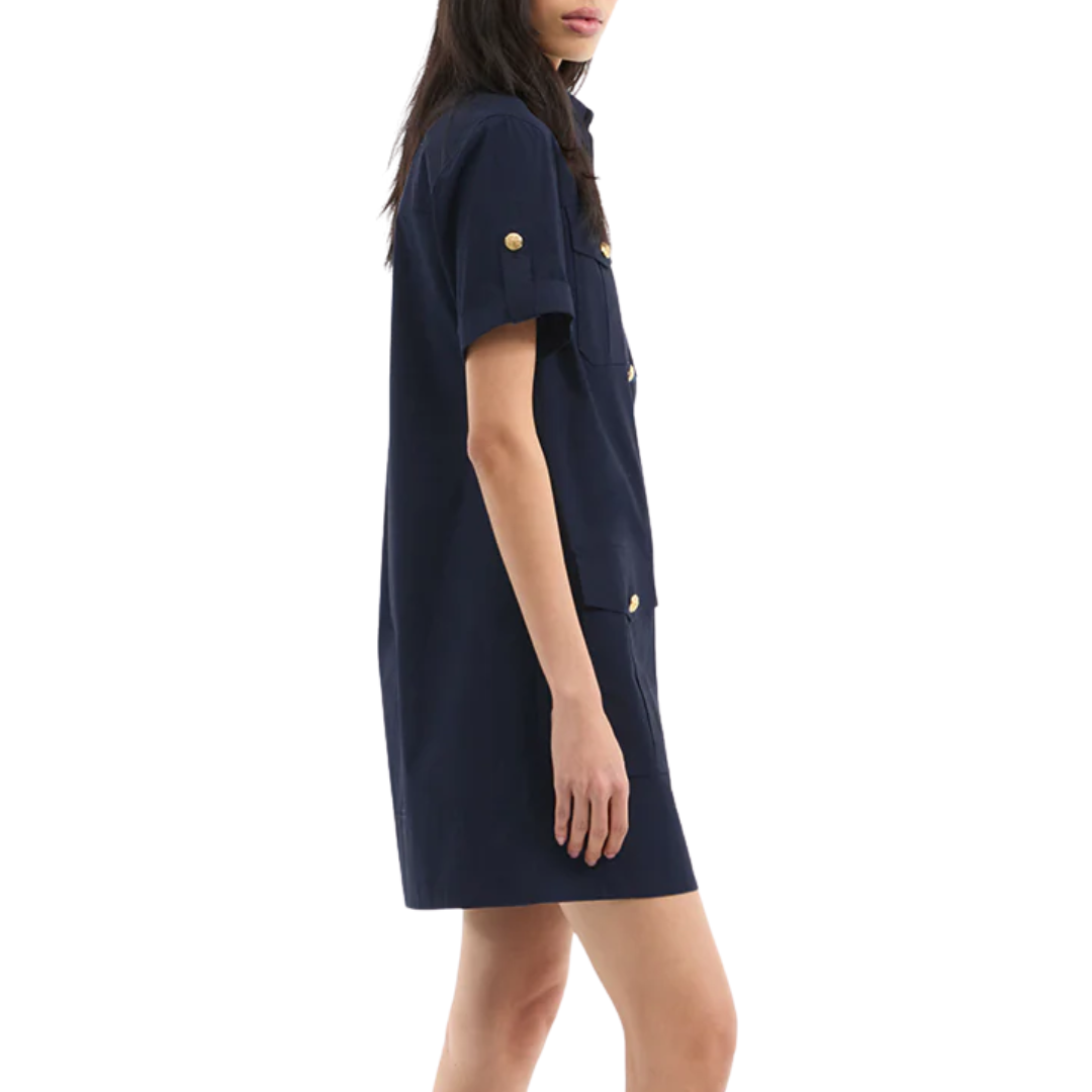 Lucca Dress in Navy