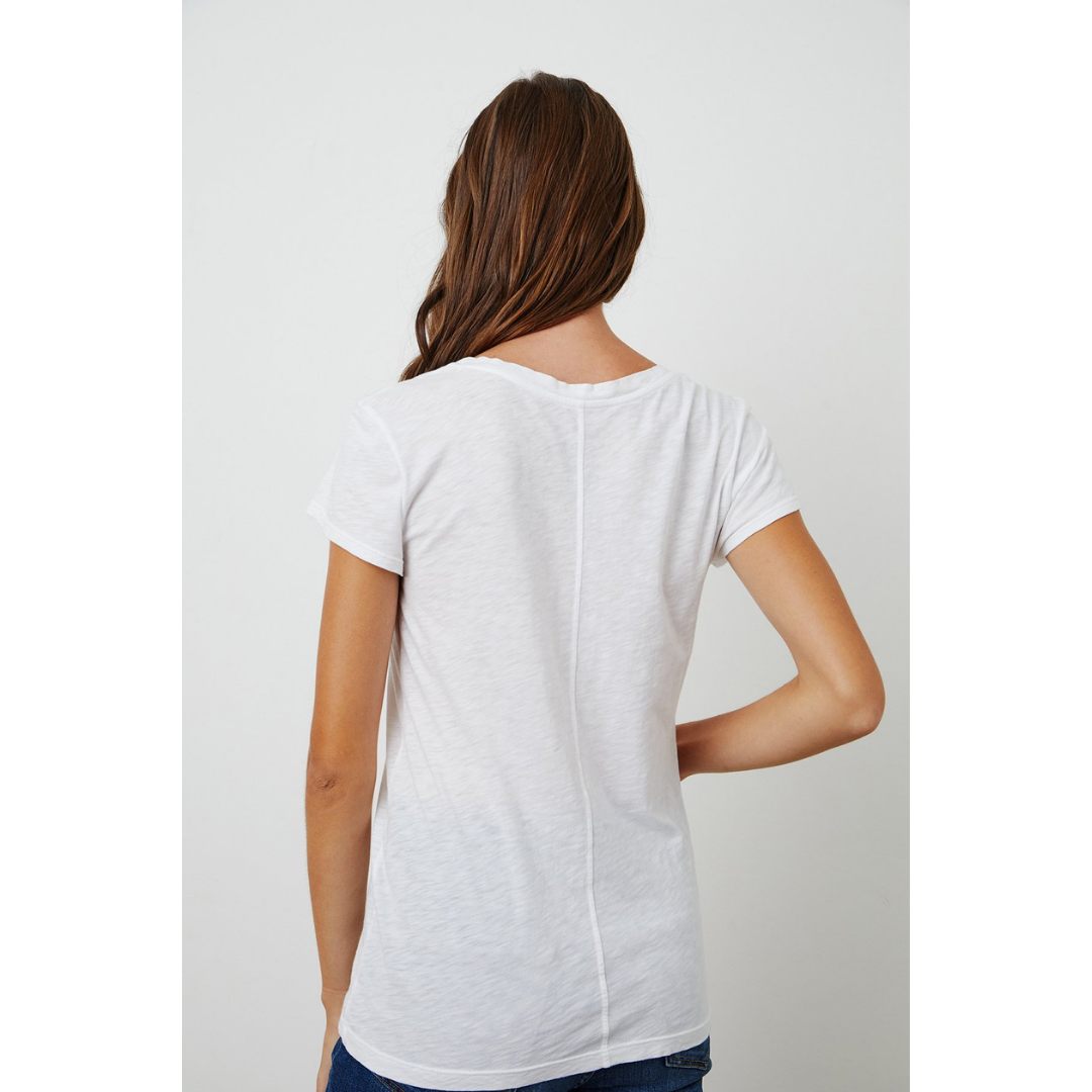 Odelia Tee in White