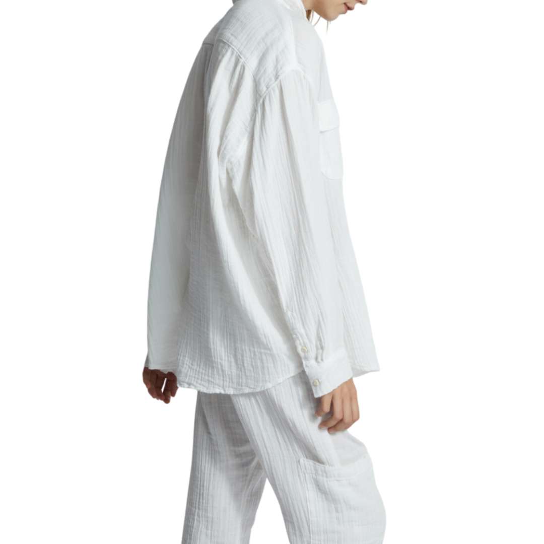 Busy Boyfriend Shirt in White