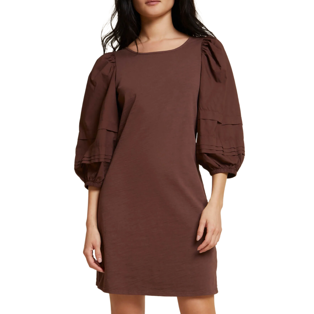 Calissa Dress in Pinot Noir