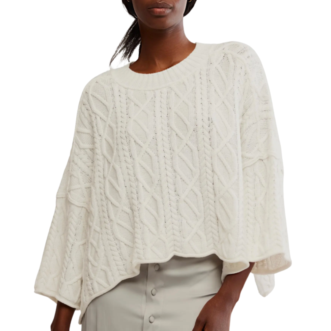 Washed Ashore Sweater in White