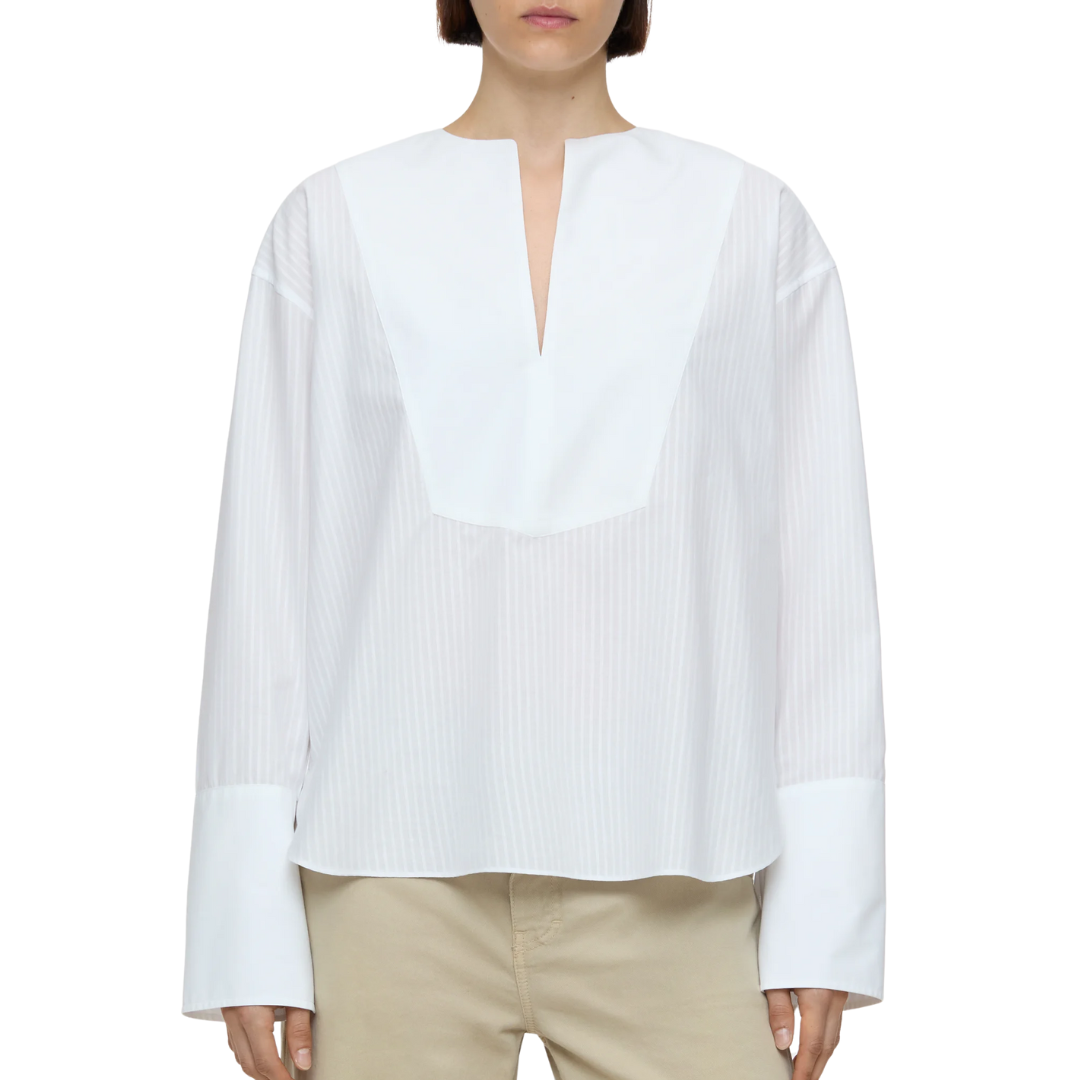 Cotton Voile Tunic in White