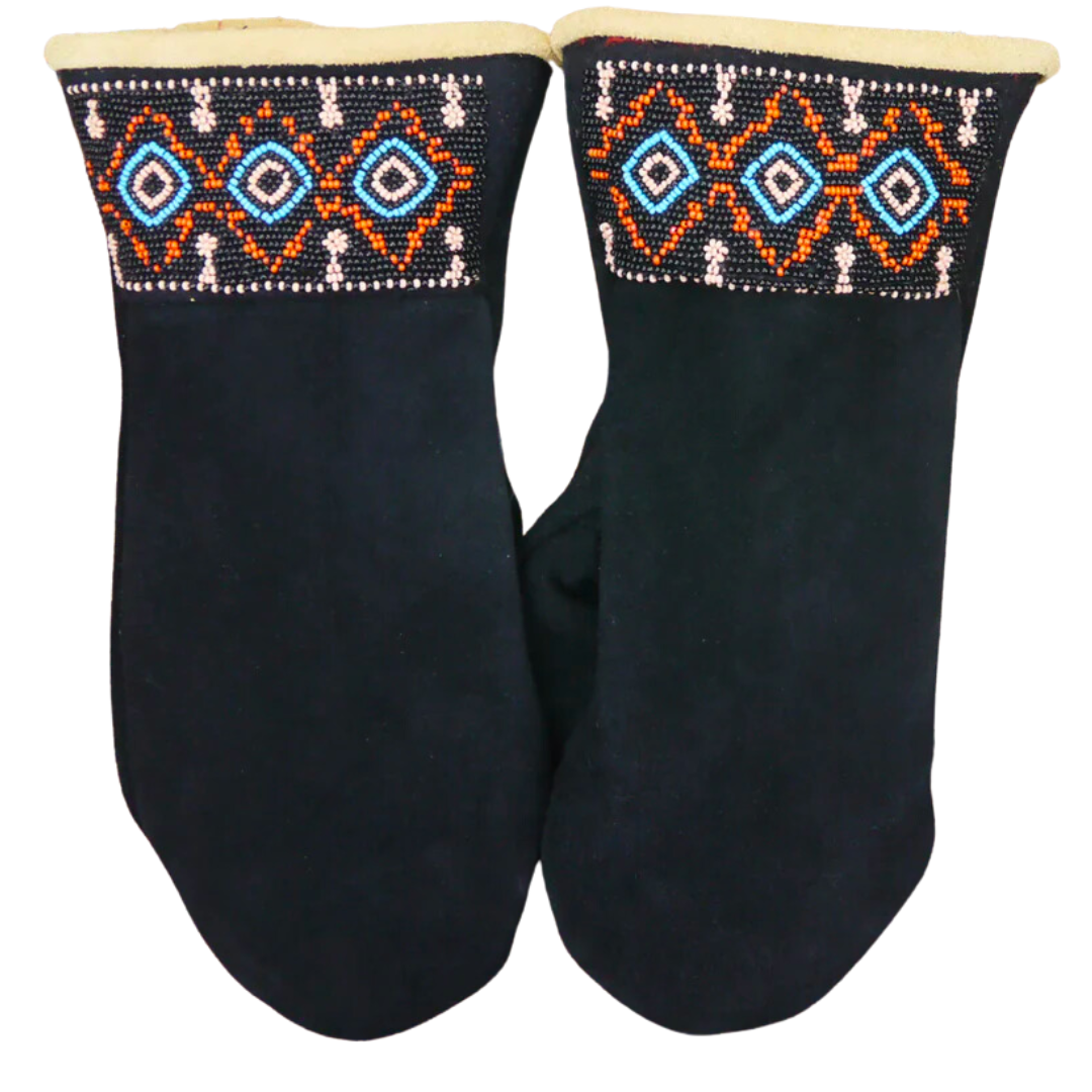 Russell Short Cuff Mitten in Black