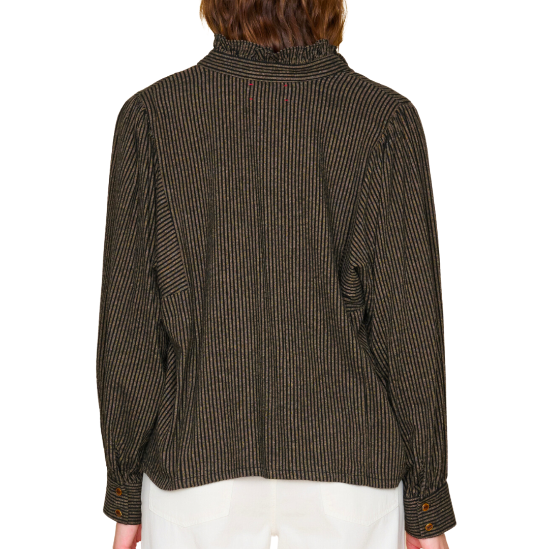 Serafina Shirt in Phantom Stripe