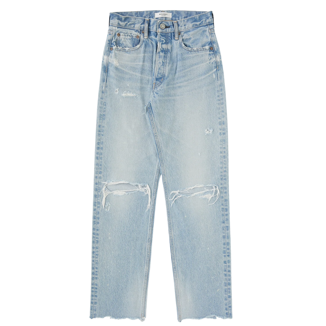 Odessa Wide Straight in Light Blue