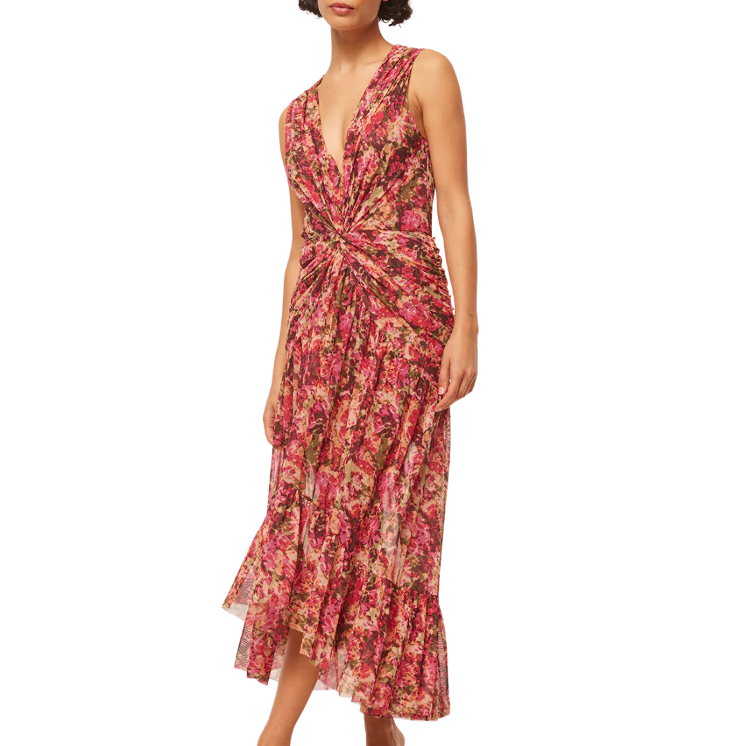 Ava Dress in Sedona Abstract