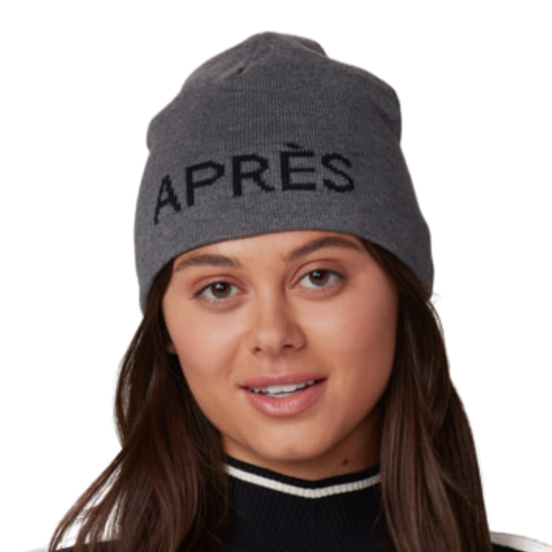 Snow Reversible Beanie in Black