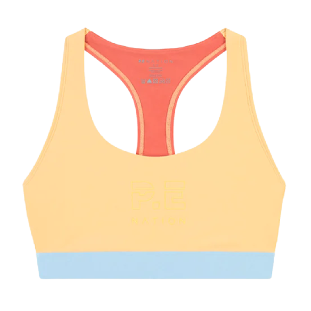 Denizen Sports Bra in Apricot Sherbet