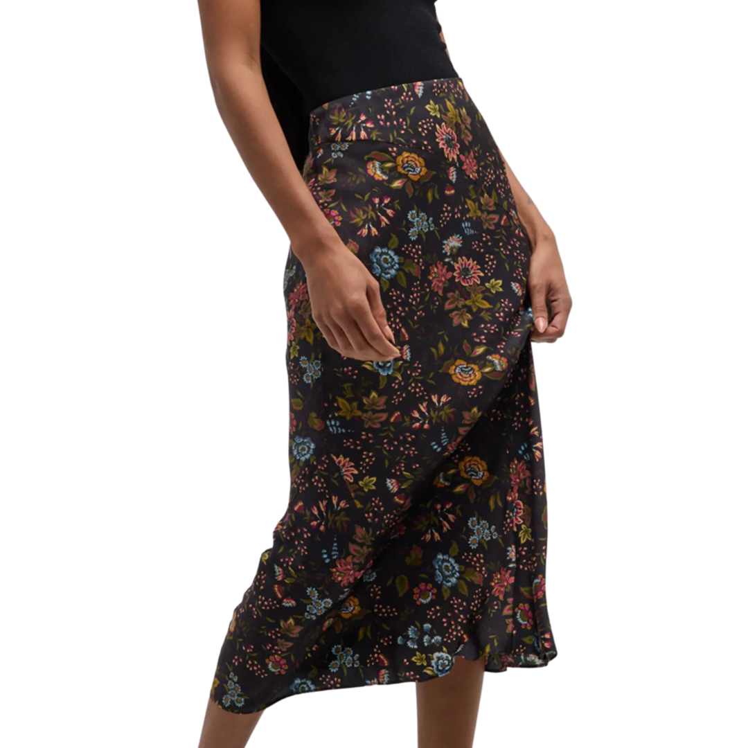 Clover Skirt in Black Multi