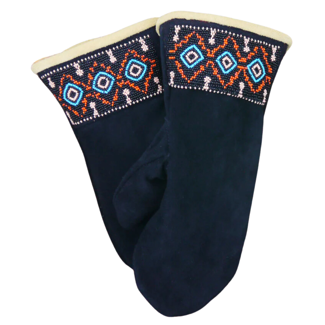 Russell Short Cuff Mitten in Black