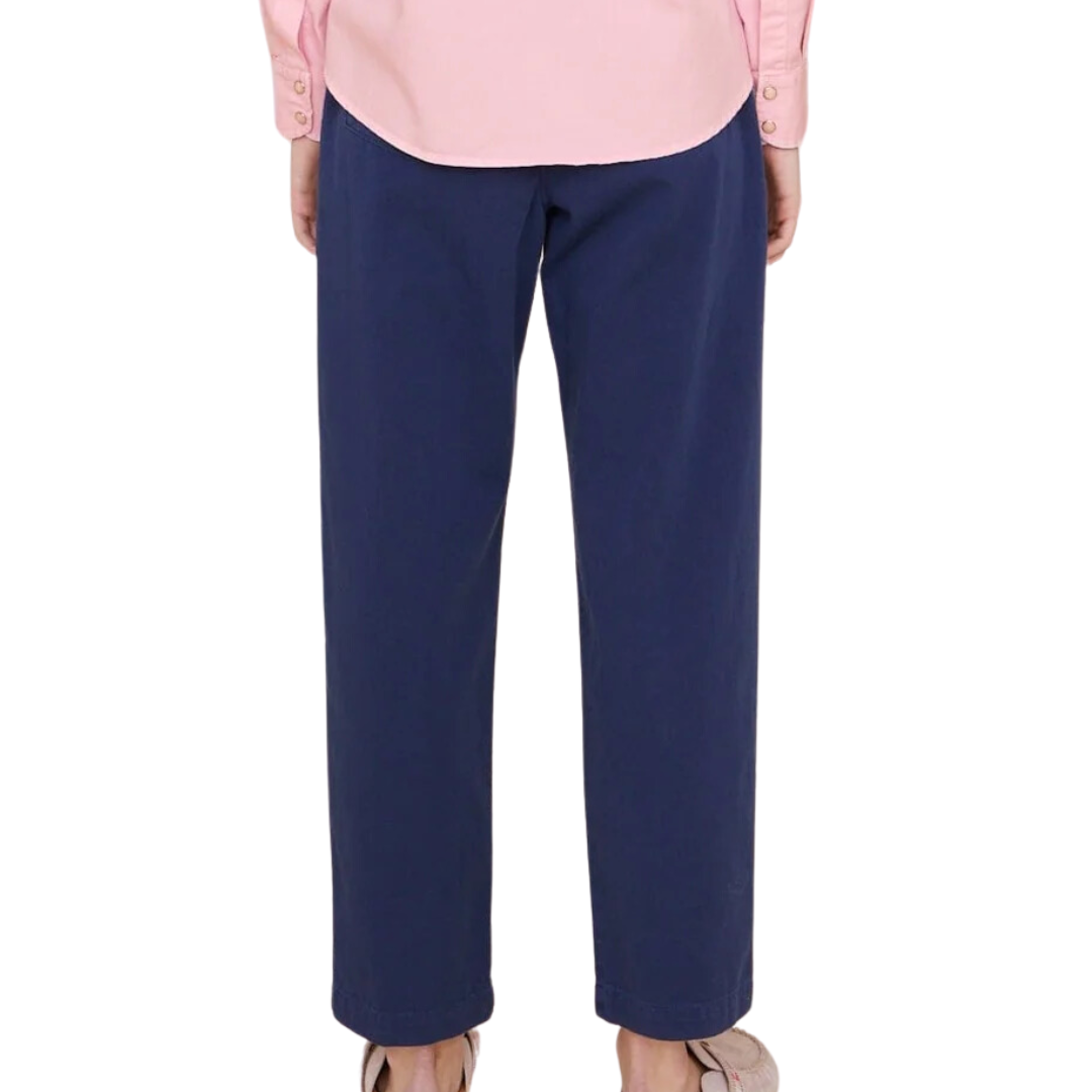 Mercer Twill Pant in Navy